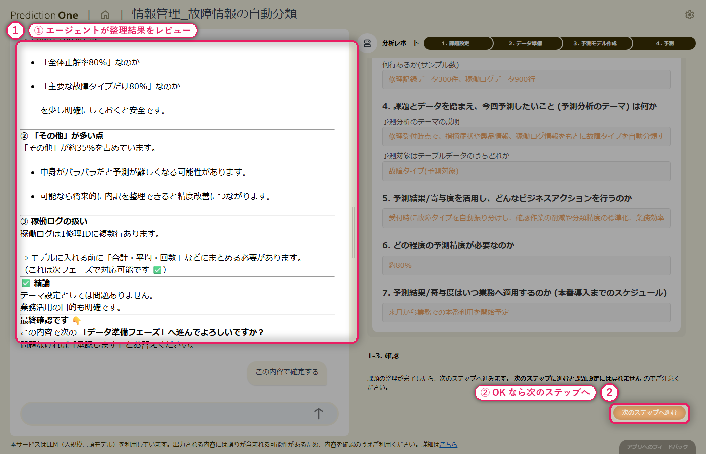 最終レビューと次ステップへの移行